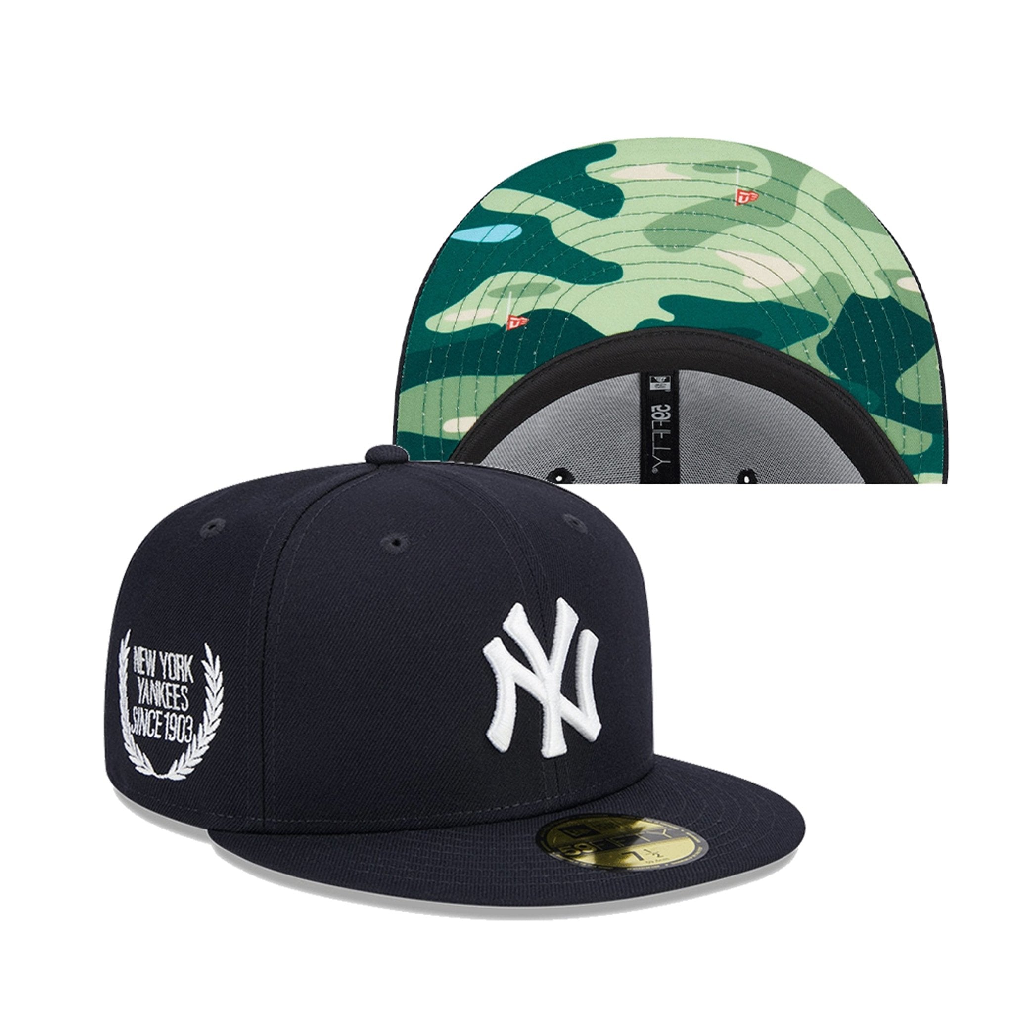 59FIFTY Camo Under Visor ニューヨーク・ヤンキース ネイビー