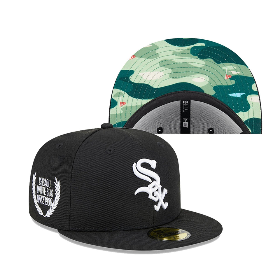 59FIFTY Camo Under Visor シカゴ・ホワイトソックス ブラック カモ