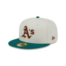 59FIFTY Camp オークランド・アスレチックス クロームホワイト グレーアンダーバイザー - 13743535-700 | NEW ERA ニューエラ公式オンラインストア