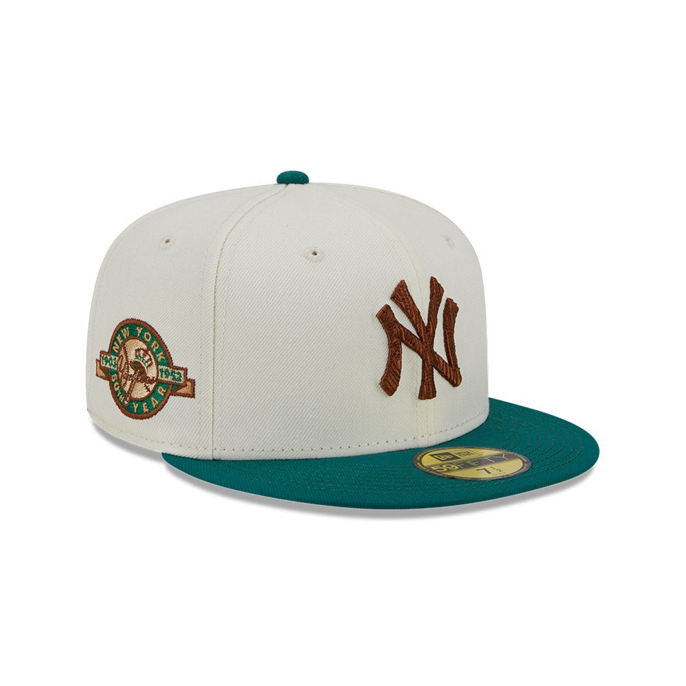 59FIFTY Camp ニューヨーク・ヤンキース クロームホワイト グレー ...