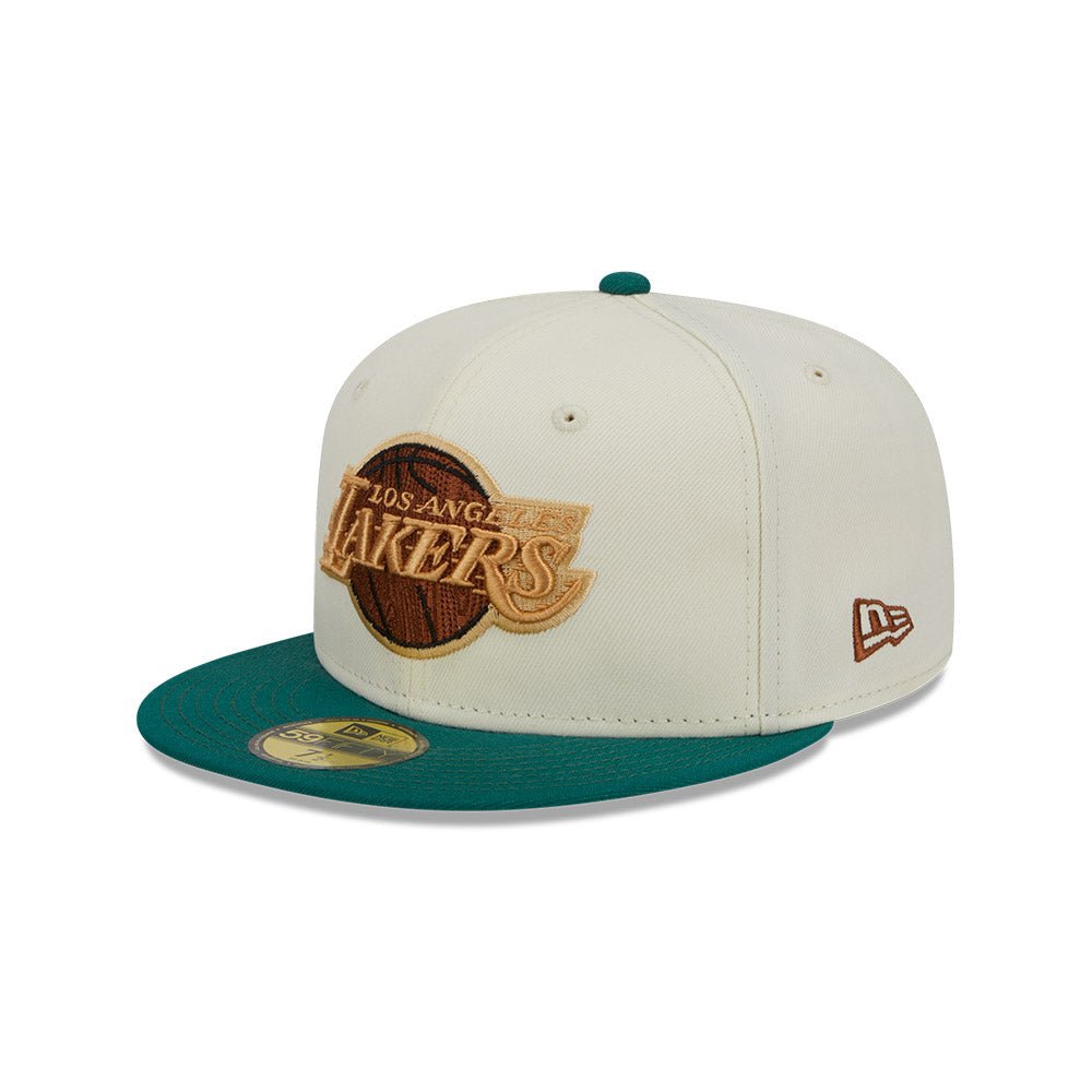 59FIFTY Camp ロサンゼルス・レイカーズ クロームホワイト グレー