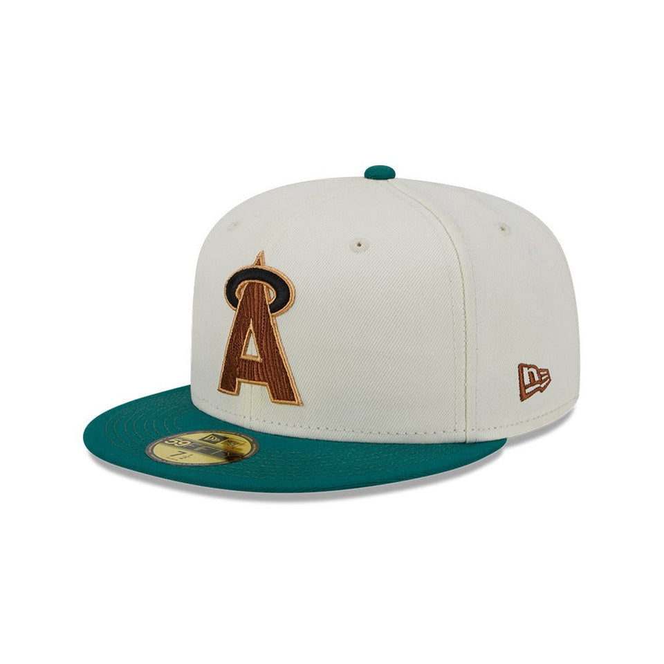 59FIFTY Camp カリフォルニア・エンゼルス クーパーズタウン クロームホワイト グレーアンダーバイザー