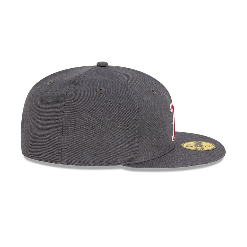 59FIFTY Chain Stitch ボストン・レッドソックス グラファイト - 13577655-700 | NEW ERA ニューエラ公式オンラインストア