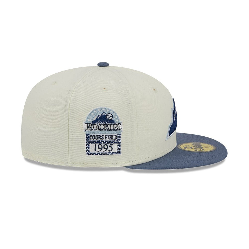 59FIFTY City Icon コロラド・ロッキーズ クロームホワイト