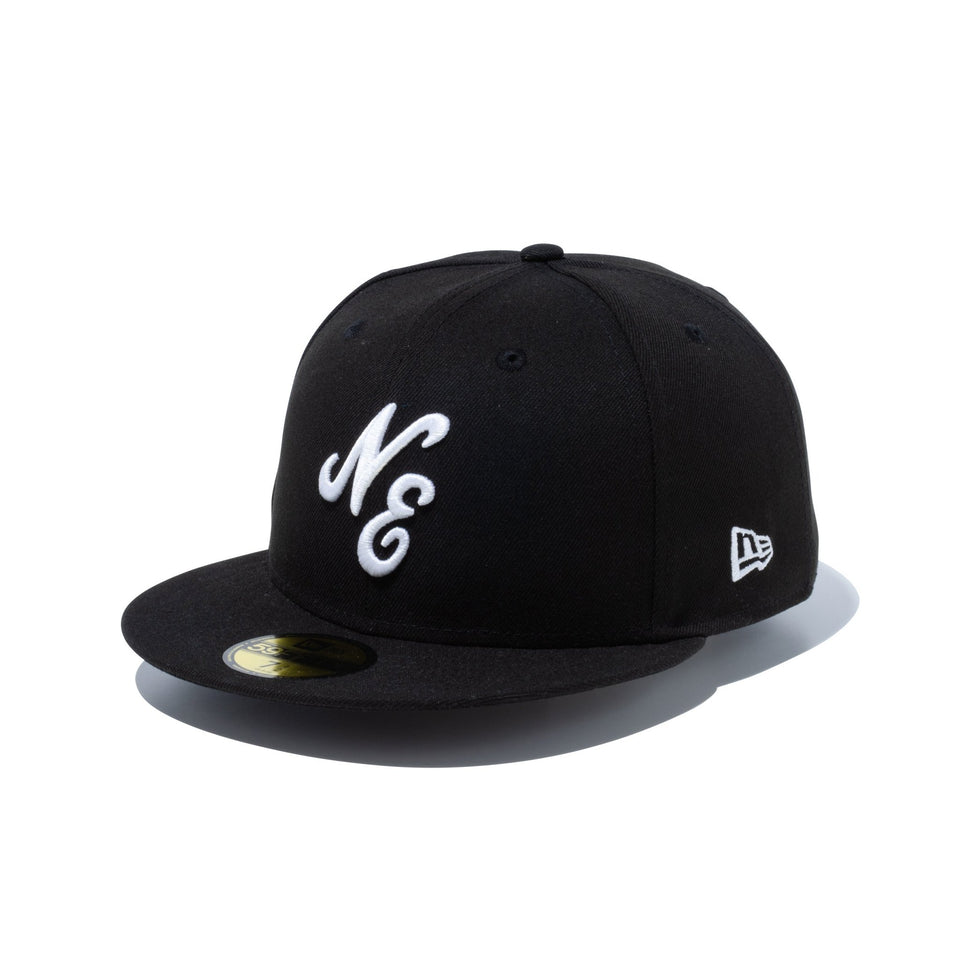 59FIFTY Classic Logo クラシックロゴ ブラック × ホワイト - 14201294-700 | NEW ERA ニューエラ公式オンラインストア