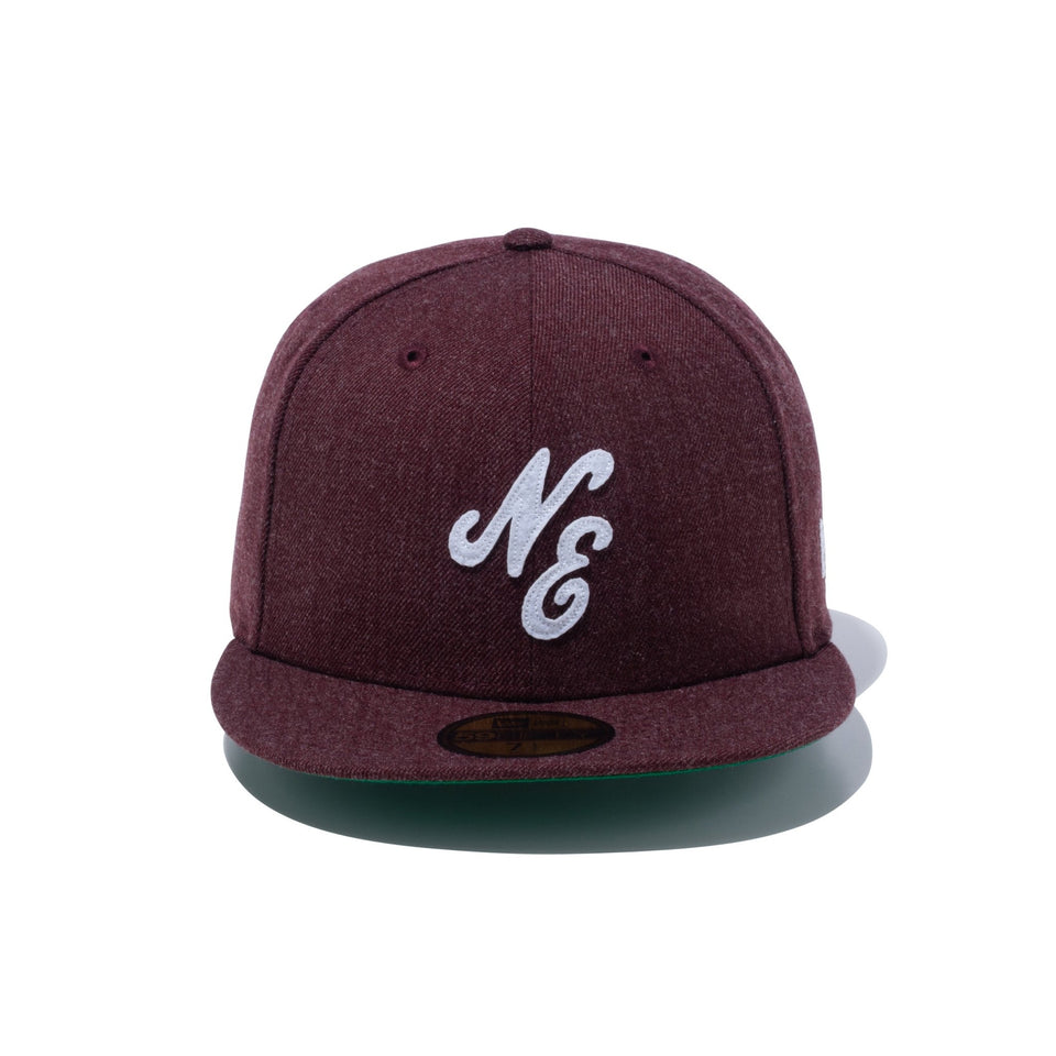 59FIFTY Classic Logo Heather ヘザーマルーン | ニューエラオンライン