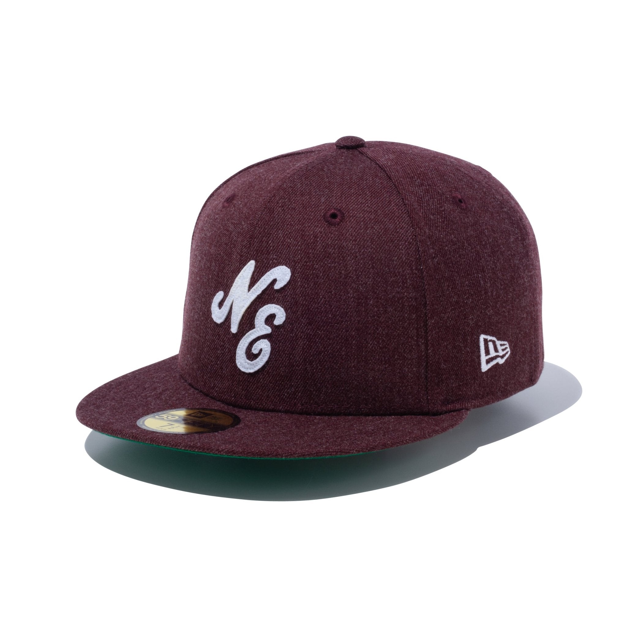 59FIFTY Classic Logo Heather ヘザーマルーン | ニューエラ