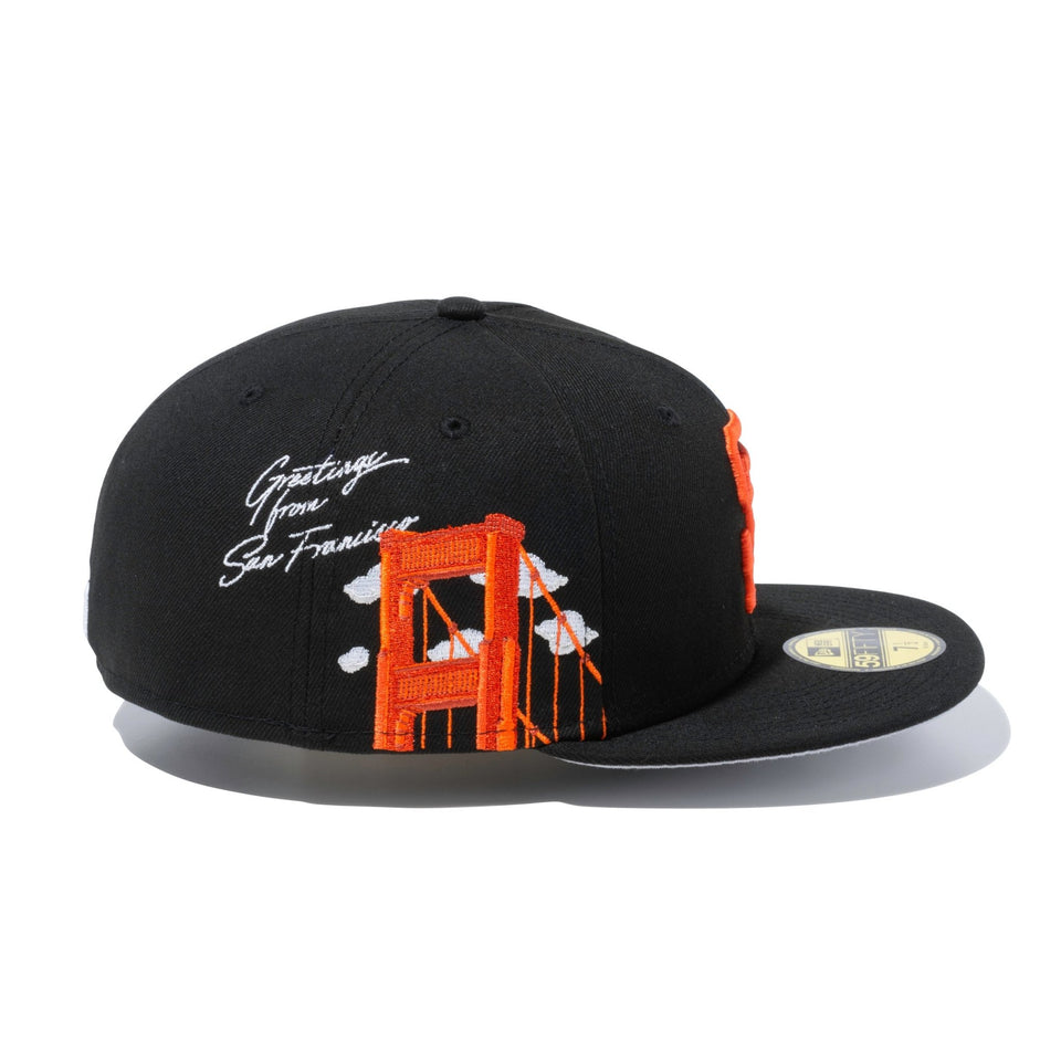 59FIFTY CLOUD ICON サンフランシスコ・ジャイアンツ グレーアンダーバイザー - 13111076-700 | NEW ERA ニューエラ公式オンラインストア