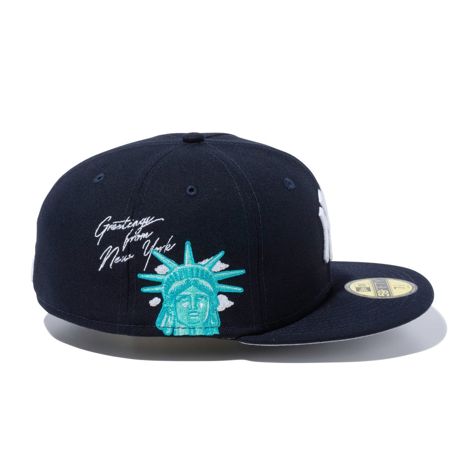 59FIFTY CLOUD ICON ニューヨーク・ヤンキース グレーアンダーバイザー