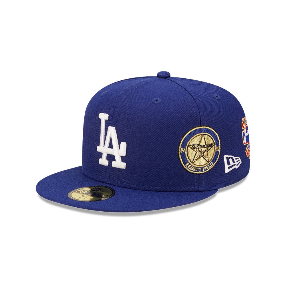 59FIFTY Cooperstown Multi Patch ロサンゼルス・ドジャース ブルー グレーアンダーバイザー