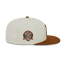 59FIFTY Corduroy Visor ロサンゼルス・ドジャース クロームホワイト ブラウンコーデュロイバイザー - 13958924-700 | NEW ERA ニューエラ公式オンラインストア