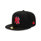 59FIFTY Digital Color ニューヨーク・ヤンキース ブラック × レッド / スカイブルー - 13366488-700 | NEW ERA ニューエラ公式オンラインストア