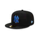 59FIFTY Digital Color ニューヨーク・ヤンキース ブラック × ロイヤル / スカイブルー - 13366490-700 | NEW ERA ニューエラ公式オンラインストア