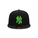 59FIFTY Digital Color ニューヨーク・ヤンキース ブラック × グリーン / イエロー - 13366491-700 | NEW ERA ニューエラ公式オンラインストア