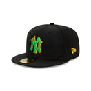 59FIFTY Digital Color ニューヨーク・ヤンキース ブラック × グリーン / イエロー - 13366491-700 | NEW ERA ニューエラ公式オンラインストア