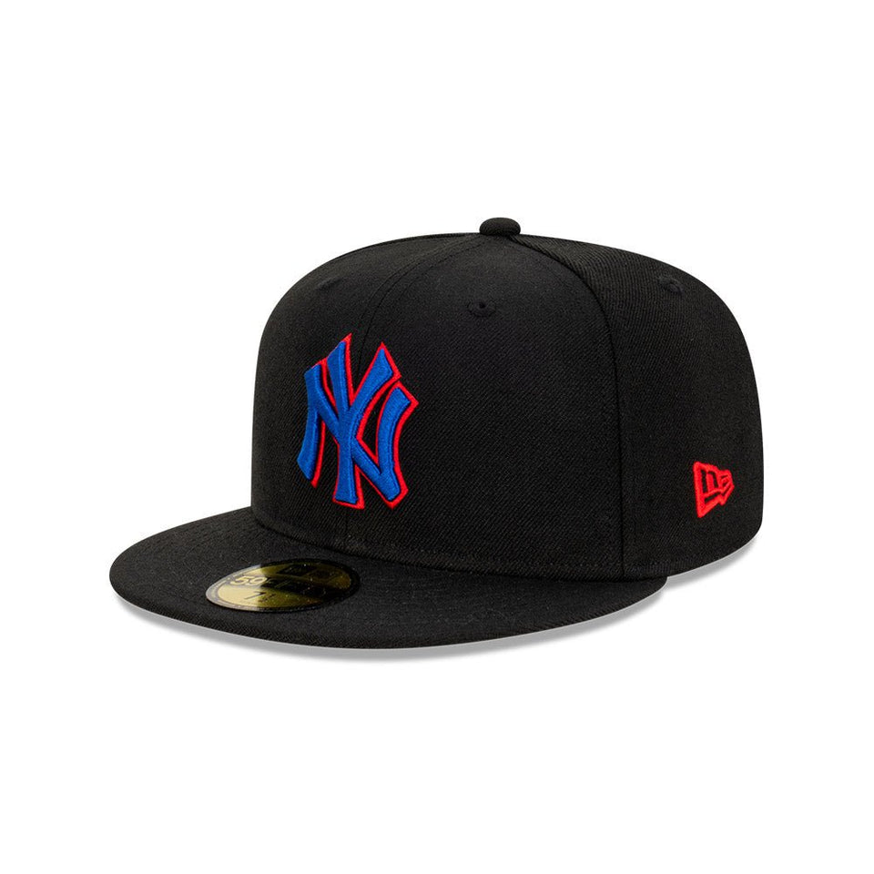 59FIFTY Digital Color ニューヨーク・ヤンキース ブラック × ロイヤル / レッド - 13366492-700 | NEW ERA ニューエラ公式オンラインストア