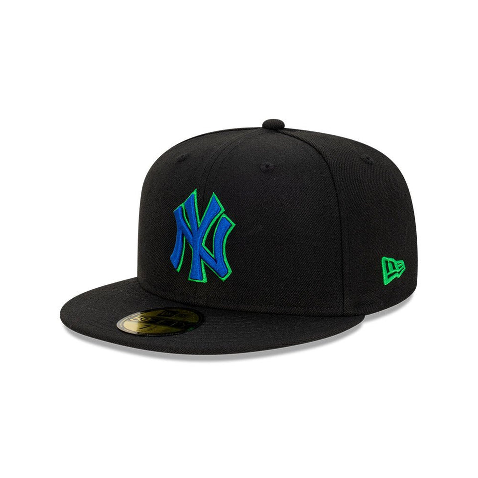 59FIFTY Digital Color ニューヨーク・ヤンキース ブラック × ロイヤル / グリーン - 13366493-700 | NEW ERA ニューエラ公式オンラインストア