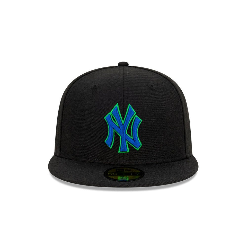 59FIFTY Digital Color ニューヨーク・ヤンキース ブラック × ロイヤル / グリーン - 13366493-700 | NEW ERA ニューエラ公式オンラインストア