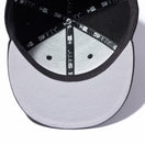 59FIFTY Dogear Records Dロゴ ブラック グレーアンダーバイザー