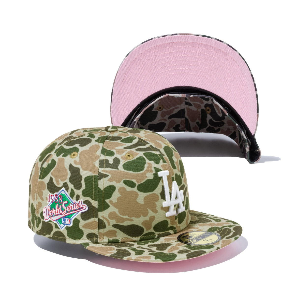59FIFTY Duck Camo ダックカモ ロサンゼルス・ドジャース ピンク