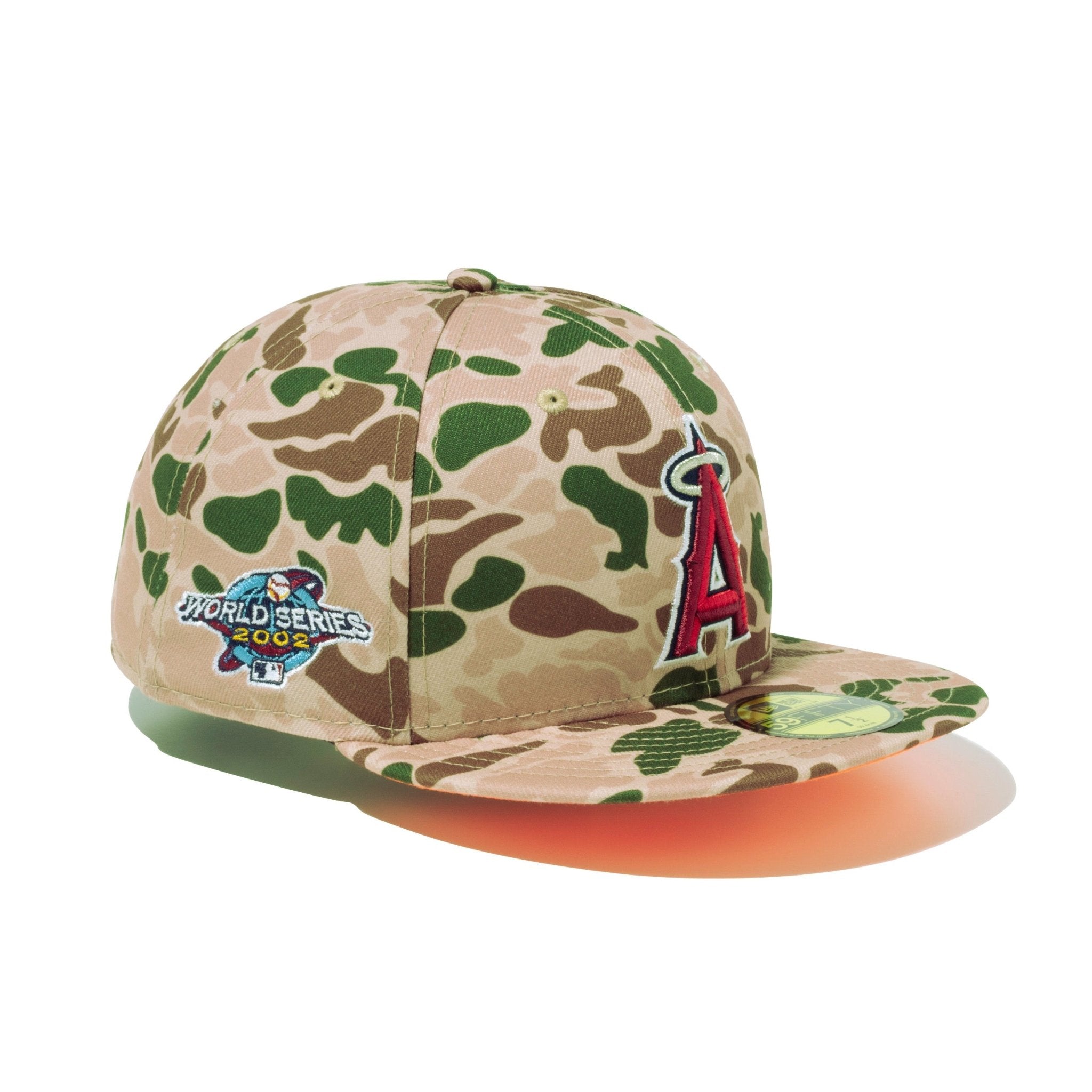 59FIFTY DUCK CAMO ロサンゼルス・エンゼルス ネオンオレンジアンダー