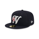 59FIFTY Duo Logo ニューヨーク・ヤンキース ネイビー グレーアンダーバイザー - 13748128-700 | NEW ERA ニューエラ公式オンラインストア