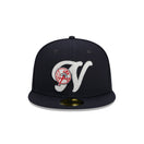 59FIFTY Duo Logo ニューヨーク・ヤンキース ネイビー グレーアンダーバイザー - 13748128-700 | NEW ERA ニューエラ公式オンラインストア