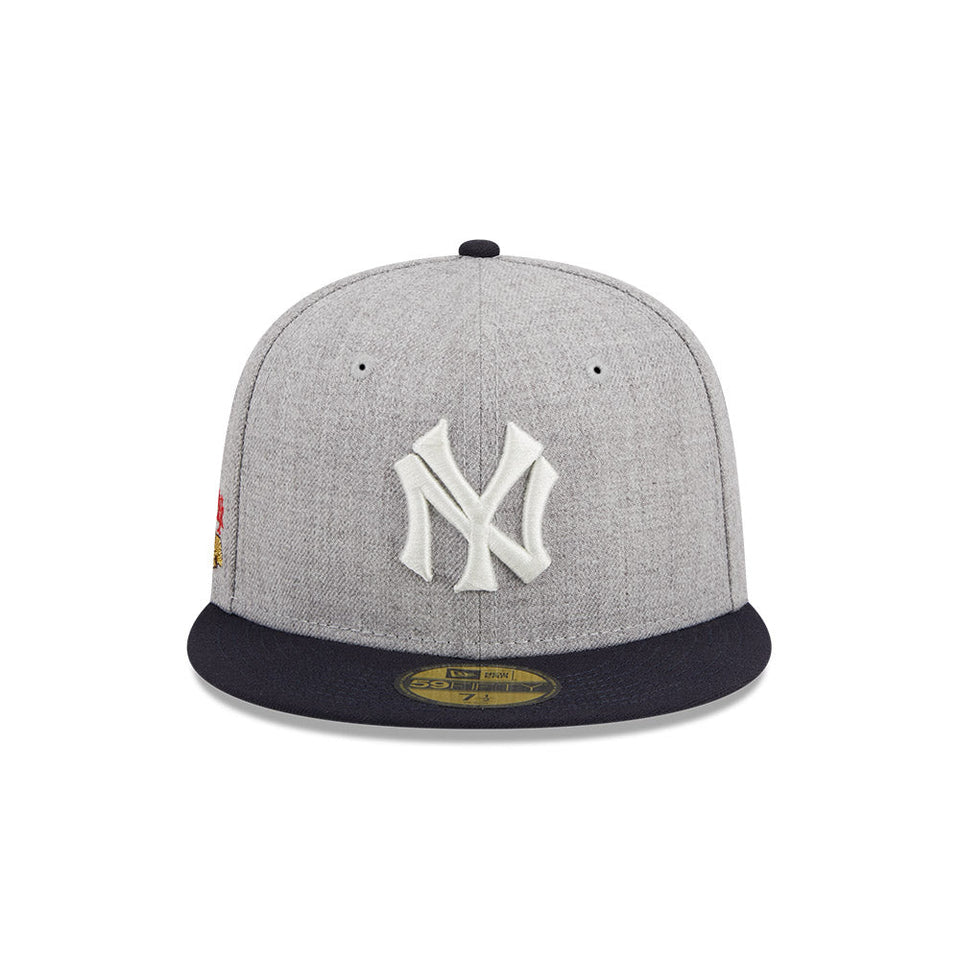 59FIFTY Dynasty ニューヨーク・ヤンキース クーパーズタウン グレー ネイビーバイザー