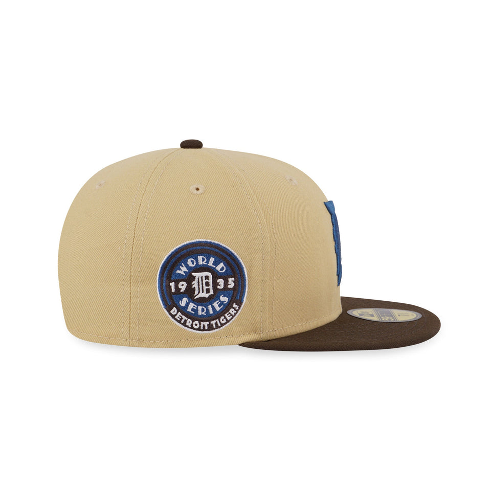 59FIFTY Egypt デトロイト・タイガース クーパーズタウン ベージュ ブルーアンダーバイザー - 13740207-700 | NEW ERA ニューエラ公式オンラインストア