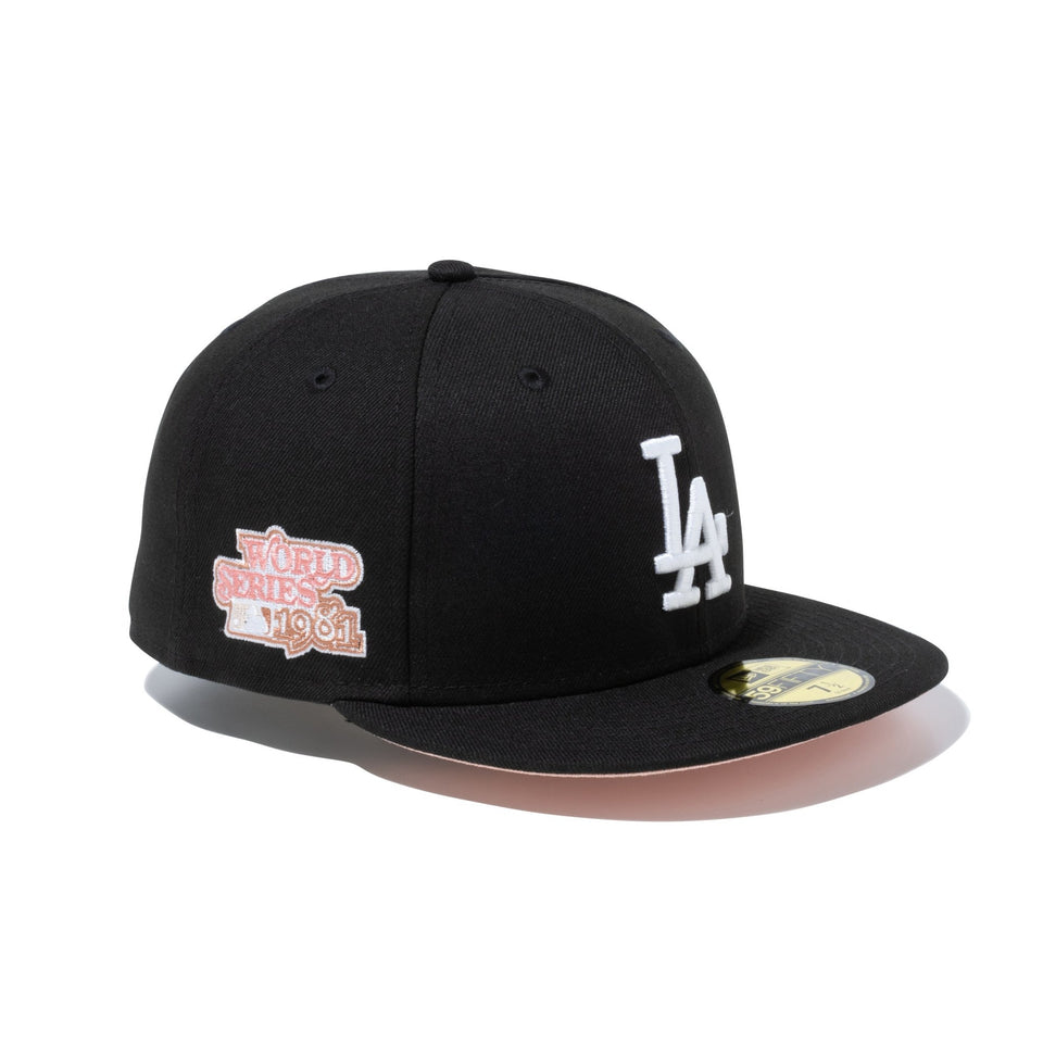 59FIFTY Gelato ロサンゼルス・ドジャース ブラック ライトピンク