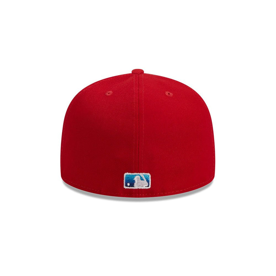 59FIFTY Gradient ロサンゼルス・エンゼルス レッド ベージュアンダーバイザー - 13743530-700 | NEW ERA ニューエラ公式オンラインストア