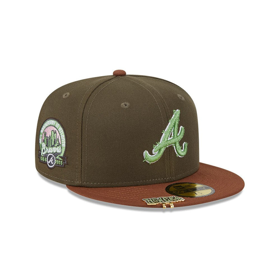 59FIFTY Monster Pack アトランタ・ブレーブス Monster Zombie モスグリーン