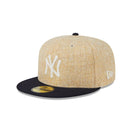 59FIFTY Harris tweed ニューヨーク・ヤンキース ベージュ - 13774196-700 | NEW ERA ニューエラ公式オンラインストア