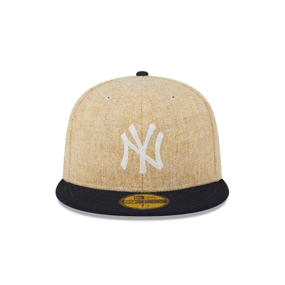 59FIFTY Harris tweed ニューヨーク・ヤンキース ベージュ - 13774196-700 | NEW ERA ニューエラ公式オンラインストア