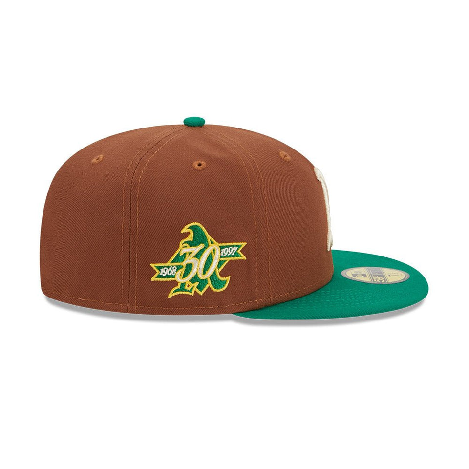 59FIFTY Harvest オークランド・アスレチックス ブラウン