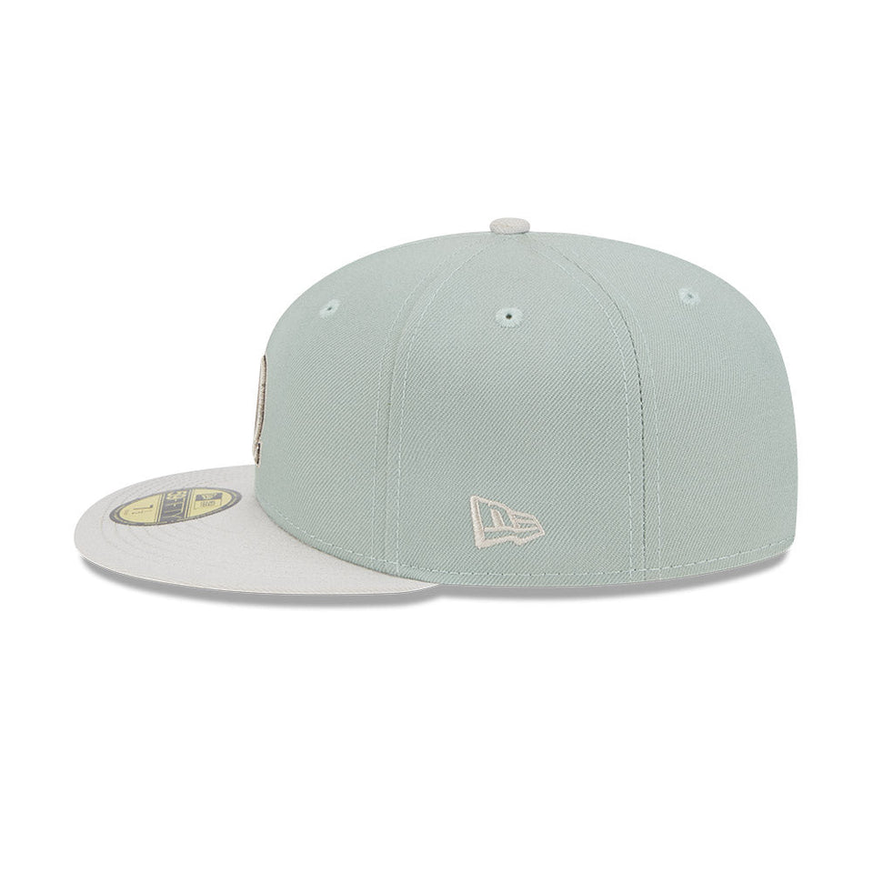 59FIFTY Hometown Roots クイーンズ・キングス ストーングリーン グレーアンダーバイザー - 13555056-700 | NEW ERA ニューエラ公式オンラインストア