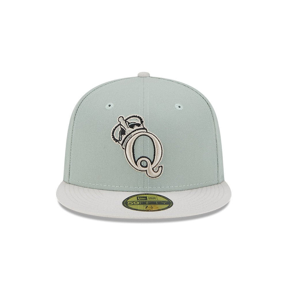 59FIFTY Hometown Roots クイーンズ・キングス ストーングリーン グレーアンダーバイザー - 13555056-700 | NEW ERA ニューエラ公式オンラインストア