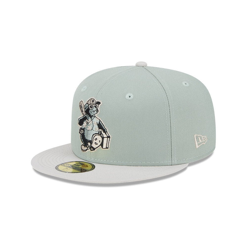 59FIFTY Hometown Roots アッシュビル・ツーリスツ ストーングリーン グレーアンダーバイザー - 13555064-700 | NEW ERA ニューエラ公式オンラインストア