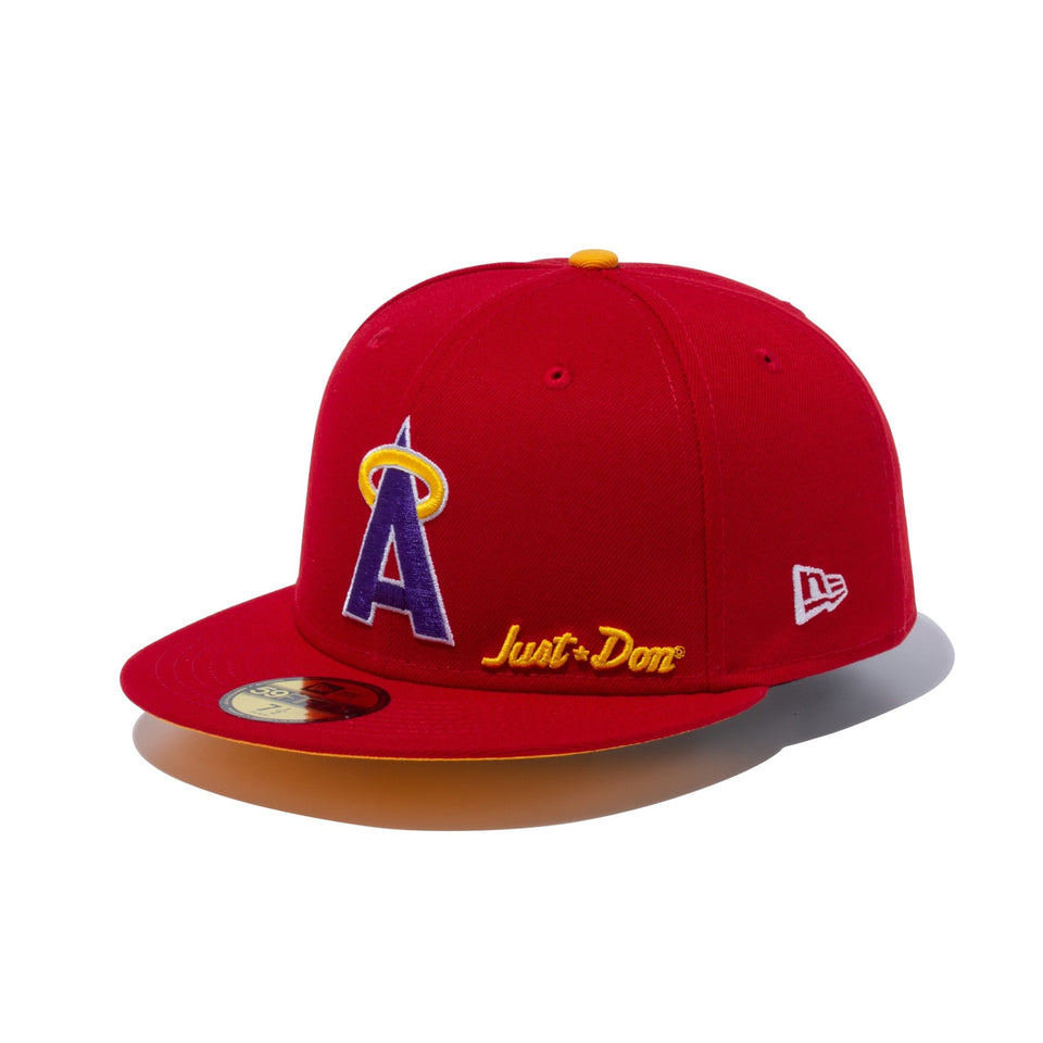 59FIFTY Just Don x MLB ロサンゼルス・エンゼルス レッド イエロー