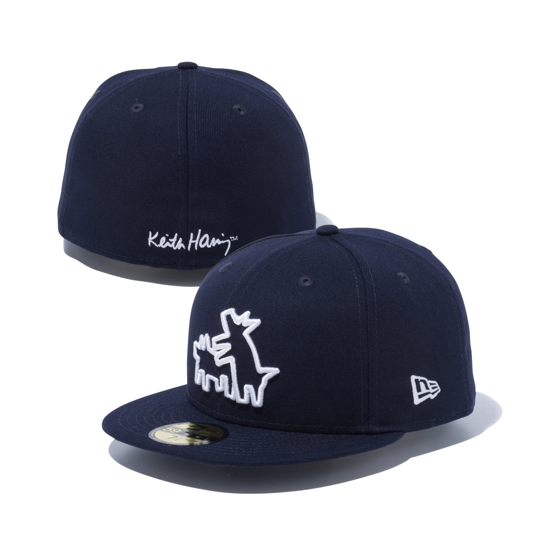 59FIFTY Keith Haring キース・へリング ドッグ ネイビー | ニューエラ