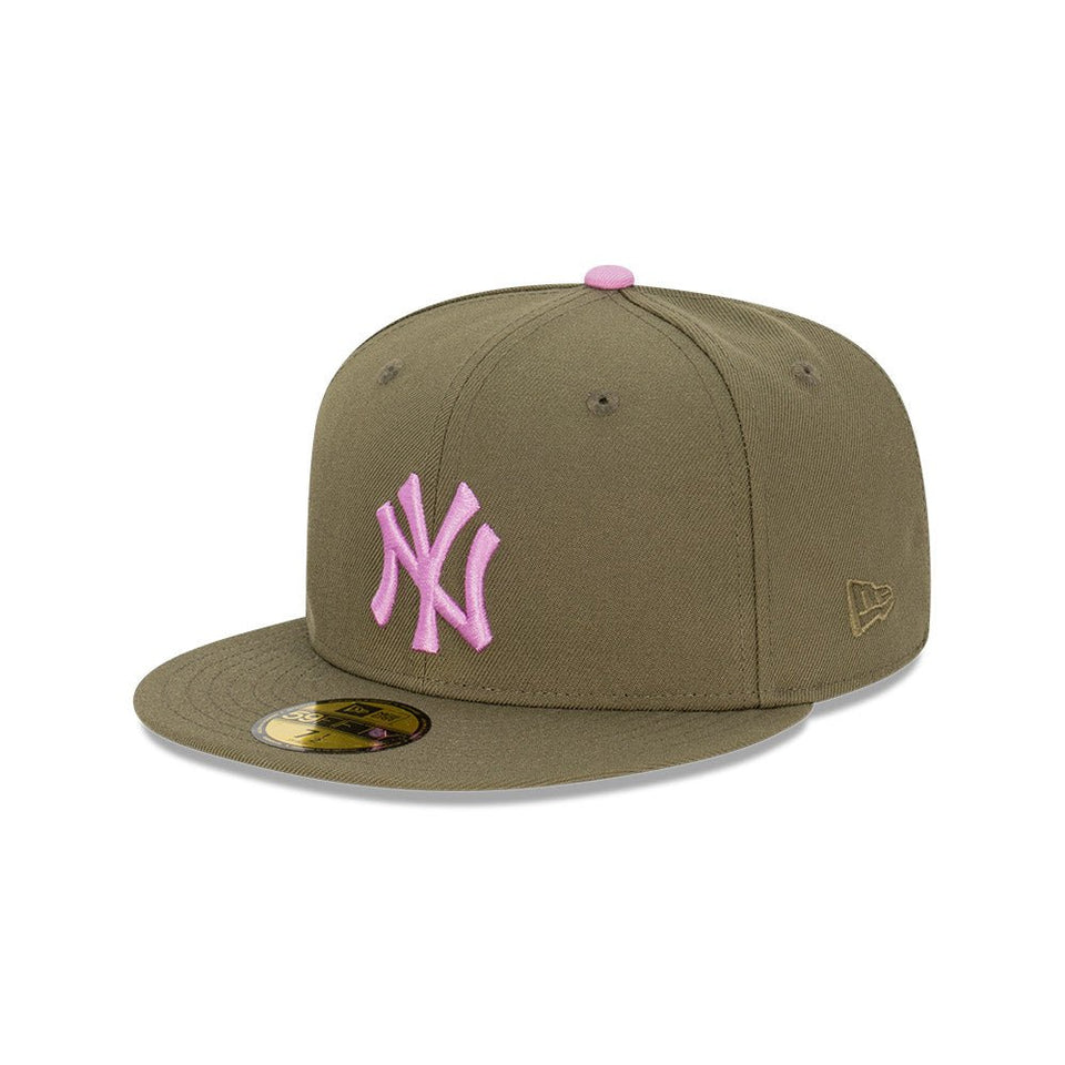 59FIFTY Lavender Field ニューヨーク・ヤンキース モスグリーン