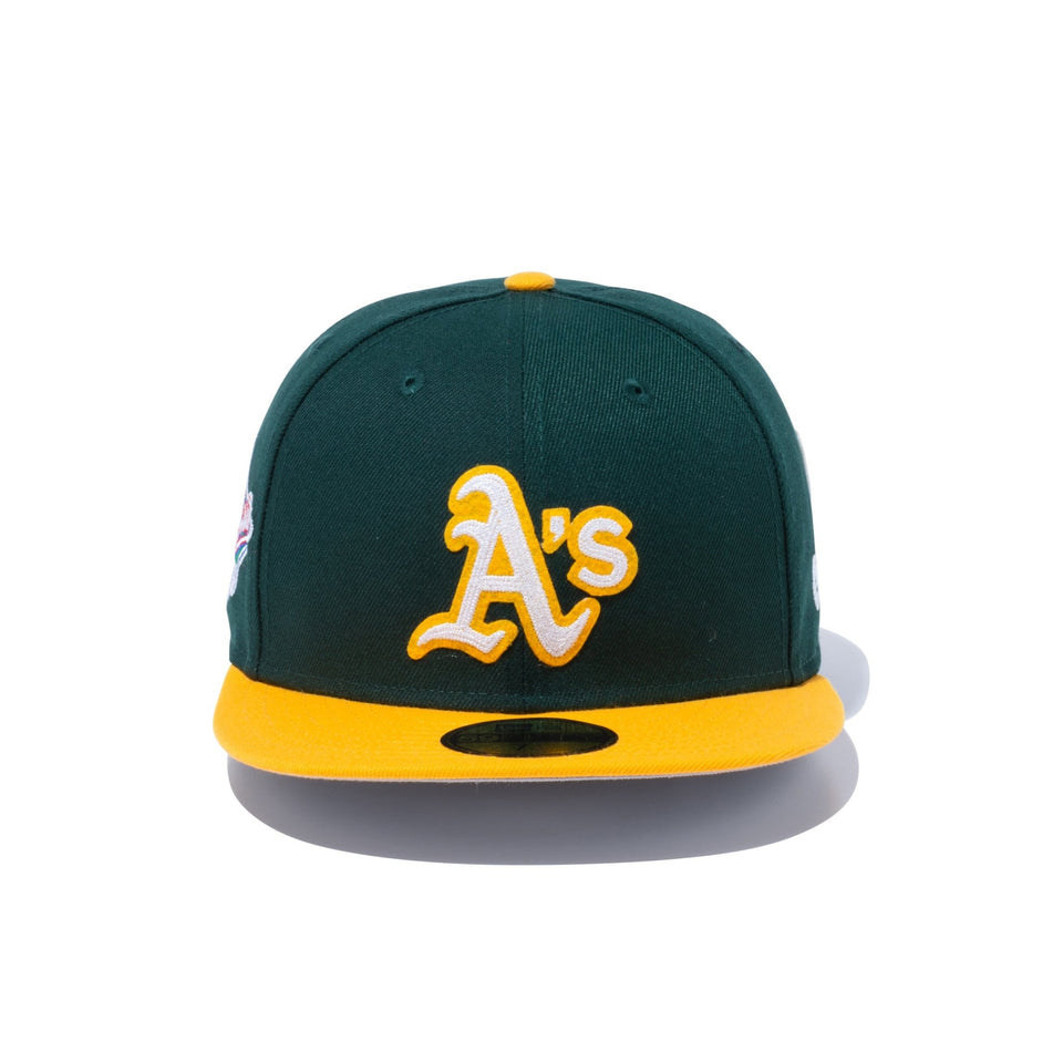 59FIFTY Letterman オークランド・アスレチックス グリーン - 13470199-700 | NEW ERA ニューエラ公式オンラインストア