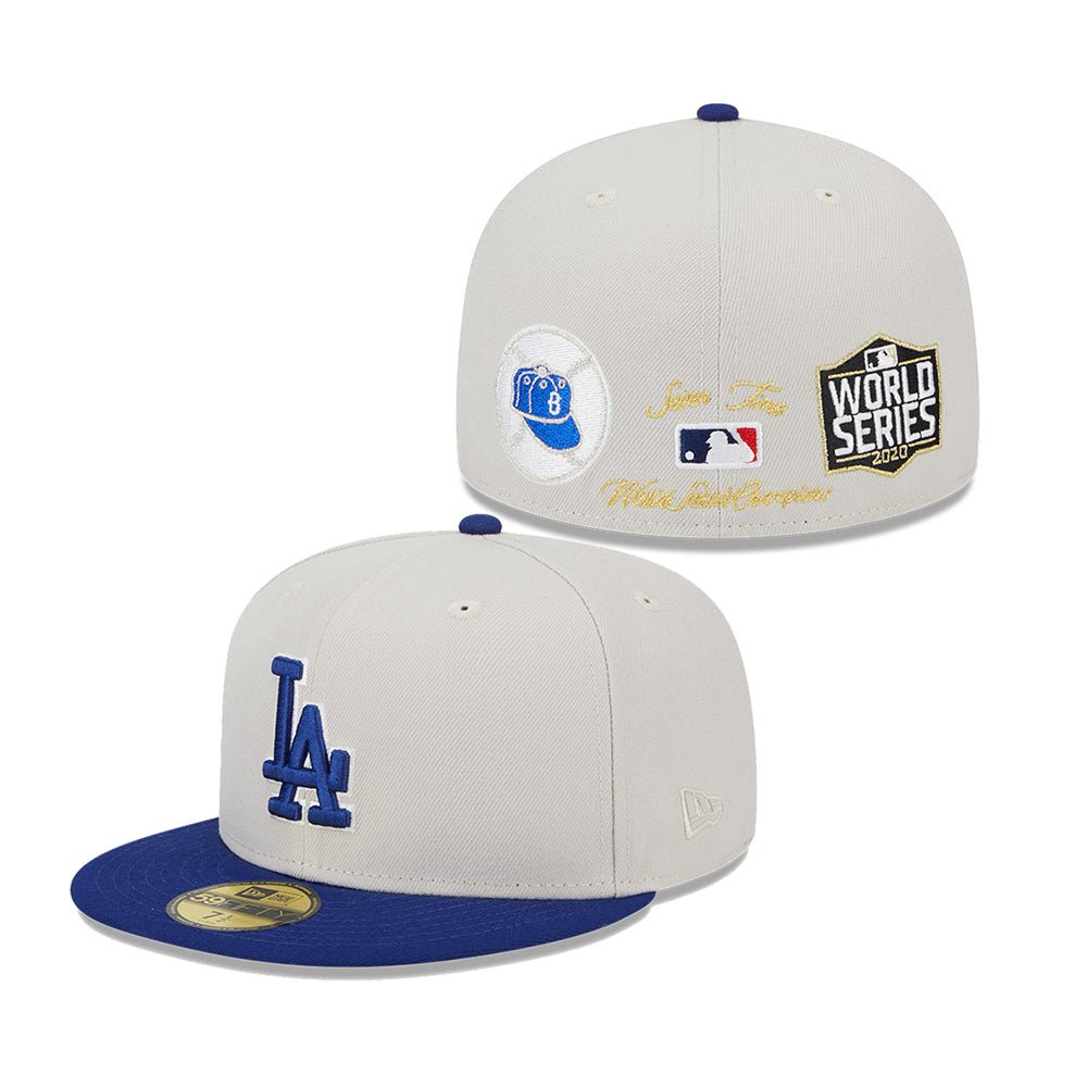 59FIFTY Varsity Letter ロサンゼルス・ドジャース ストーン グレーアンダーバイザー