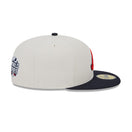 59FIFTY Logo Select アトランタ・ブレーブス ストーン グレーアンダーバイザー - 13555030-700 | NEW ERA ニューエラ公式オンラインストア