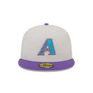 59FIFTY Logo Select アリゾナ・ダイヤモンドバックス ストーン グレーアンダーバイザー - 13555031-700 | NEW ERA ニューエラ公式オンラインストア