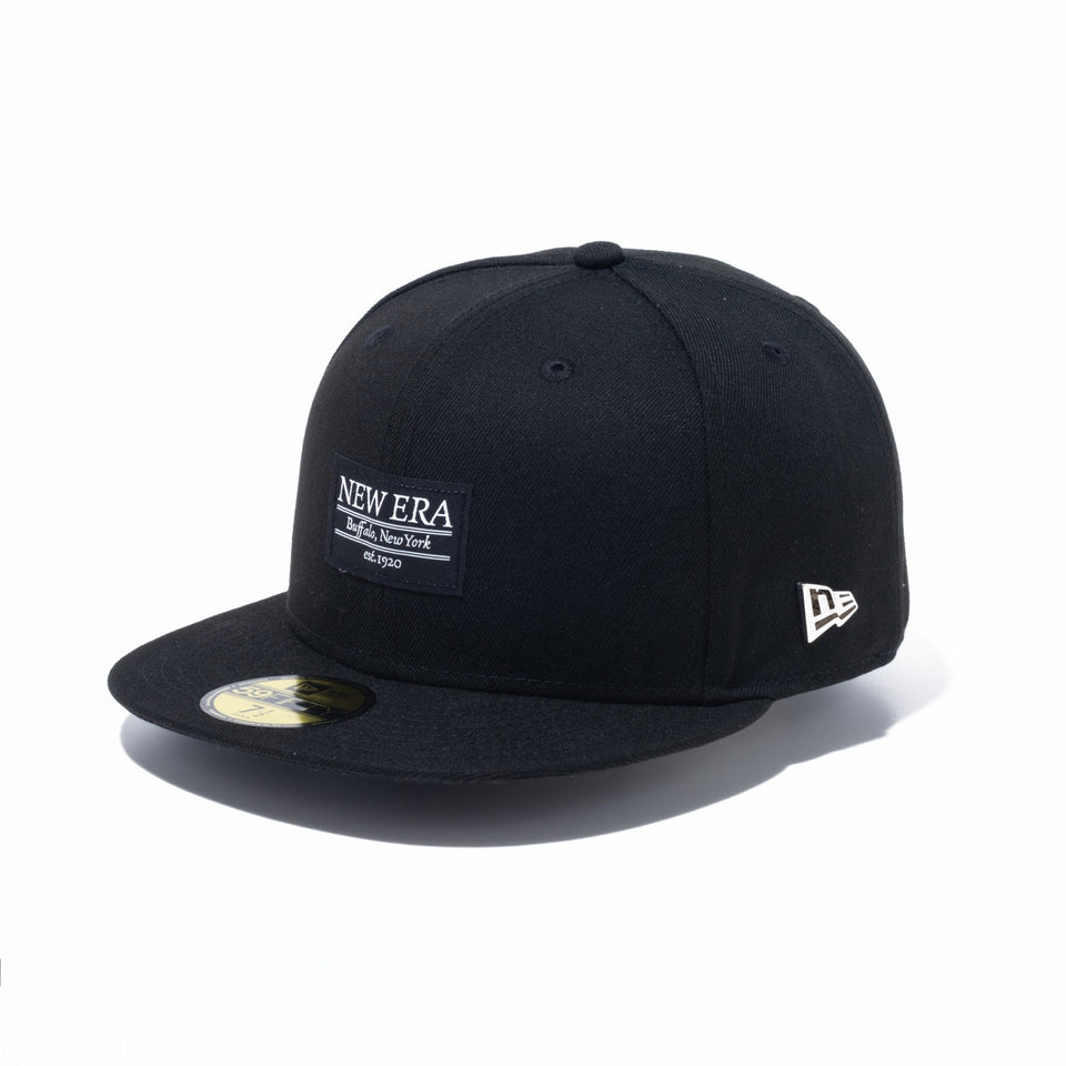 59FIFTY Metal Flag Logo ブラック × ホワイト シルバーフラッグ