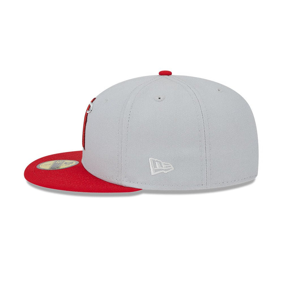 NEW ERA 59FIFTY エンゼルス クロームホワイト ツートンUS758-