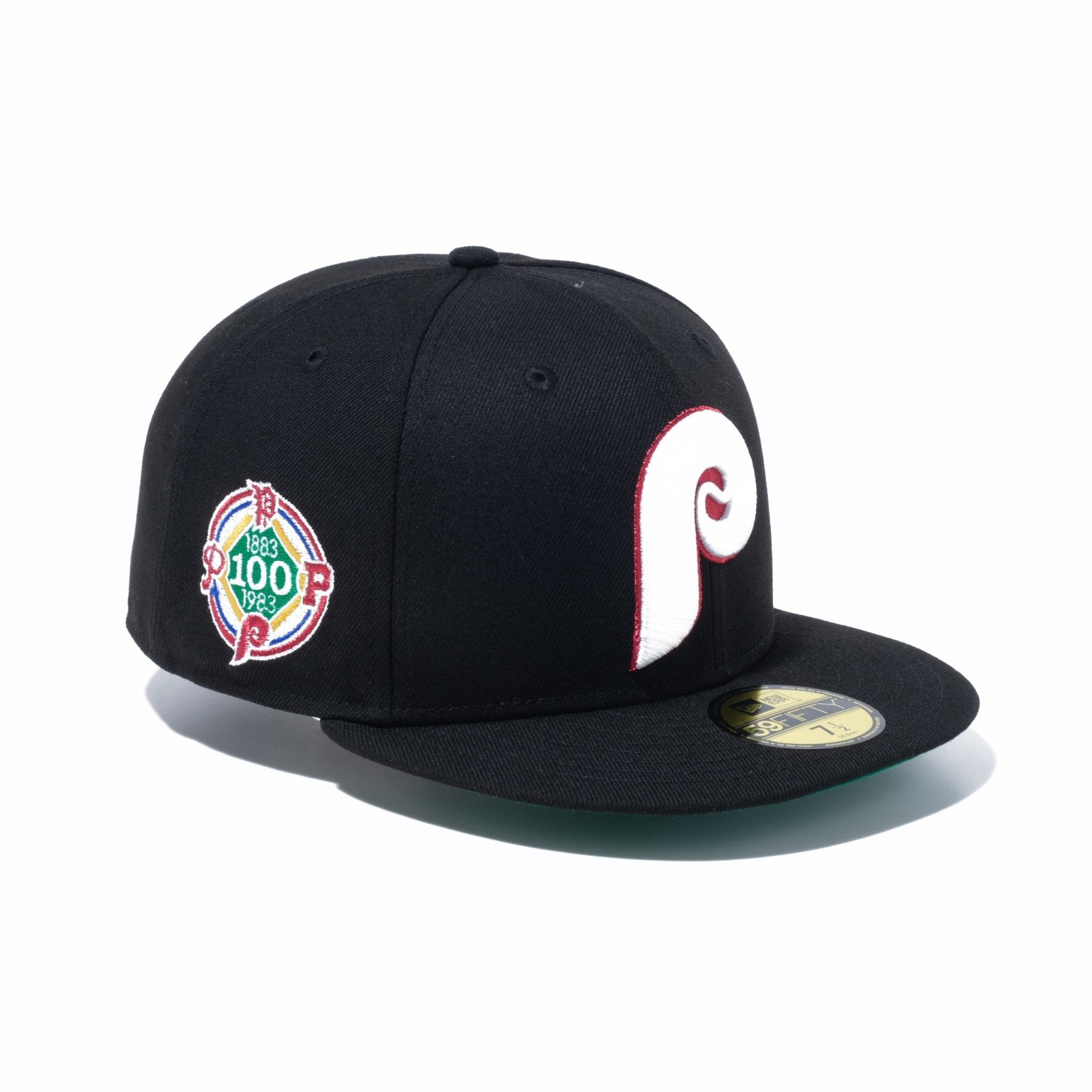 59FIFTY Metallic Logo フィラデルフィア・フィリーズ ブラック ケリー