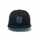 59FIFTY Metallic Logo ニューヨーク・ヤンキース ブラック ケリーグリーンアンダーバイザー - 13534742-700 | NEW ERA ニューエラ公式オンラインストア