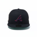 59FIFTY Metallic Logo アトランタ・ブレーブス ブラック ケリーグリーンアンダーバイザー - 13534750-700 | NEW ERA ニューエラ公式オンラインストア